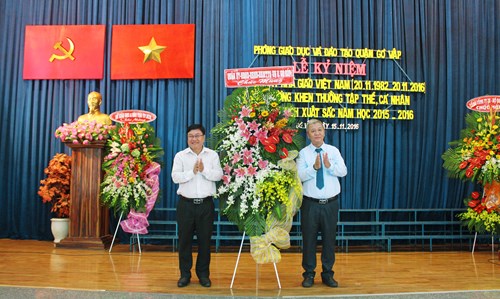 Chào mừng kỷ niệm 34 năm ngày nhà giáo việt nam 20.11.1982 - 20.11.2016

 